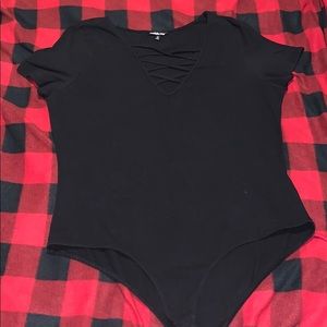Charlottes russe black bodysuit